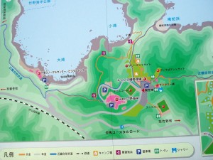 休暇村竹野海岸現地図