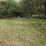 奥山キャンプ場 テントサイト